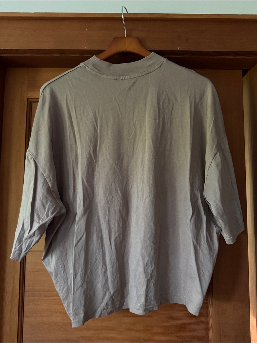 COS Cotton Mock neck Tee, NWOT, M - Picture 2 of 8